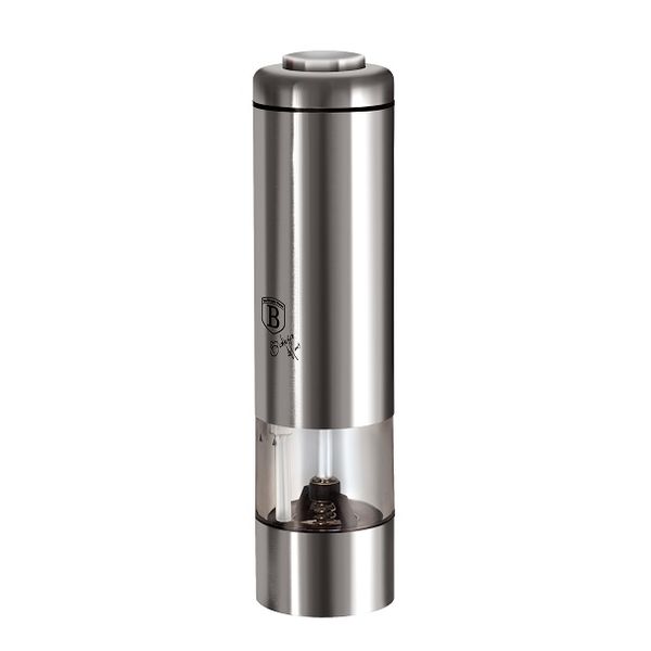 Berlinger Haus Electric Pepper Or Salt Mill - Carbon Metallic Line