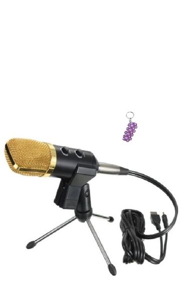 XF0124 USB Condenser Microphone with Stand with Key Holder