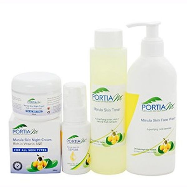 PortiaM - Marula Skin Night Care Set with SERUM