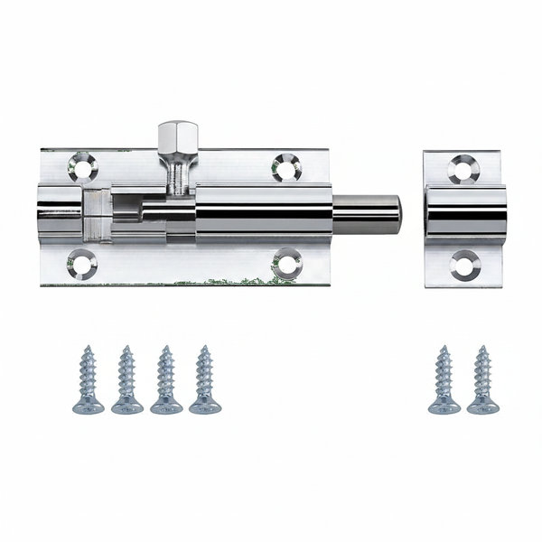 Fascor 100mm Straight Barrel Bolt Lock for Doors and Gates