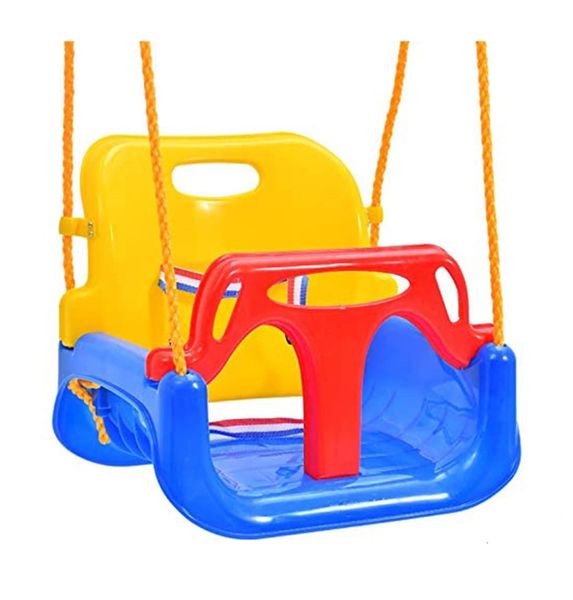 PLAYFREE 3 in 1 Baby Toddler Swing Seat with Rope