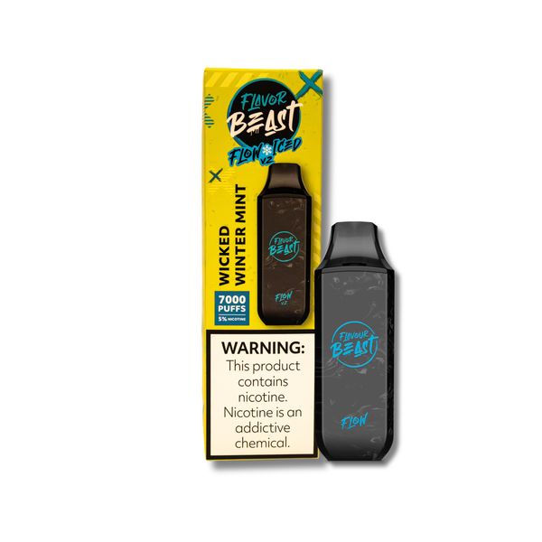 7000 Puff Wicked Winter Mint Flow Vape | 20mg Nicotine Strength