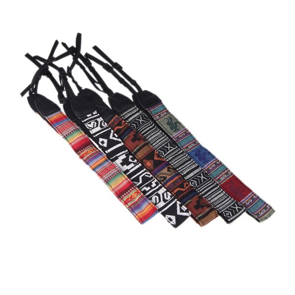 Vintage-style DSLR camera strap compatible