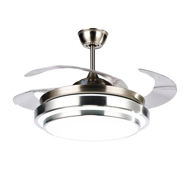 Foldable Blades Ceiling Fan Light With Three Light Modes &amp; Remote Control