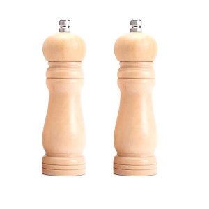 Set of 2 - Wood Spice Grinders / Salt And Pepper Grinders