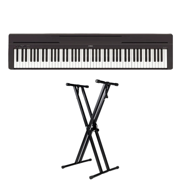 Yamaha P-45B Portable Digital Piano With Imix Keyboard Stand