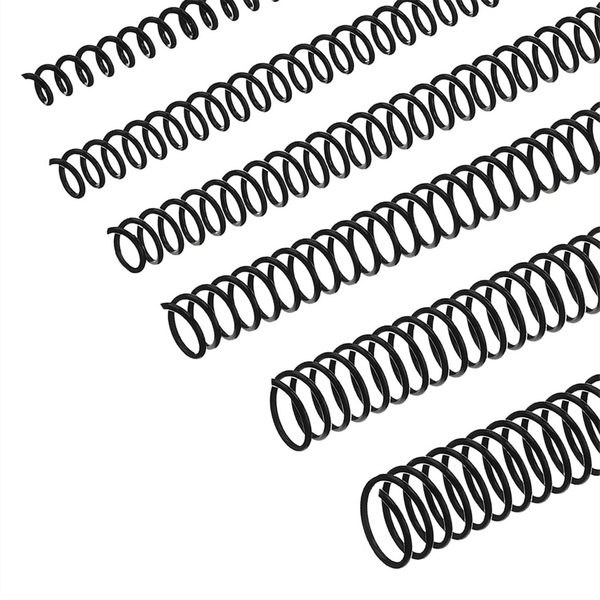 120 PCS Spiral Binding Coils Plastic Binder Binding Spirals Rings