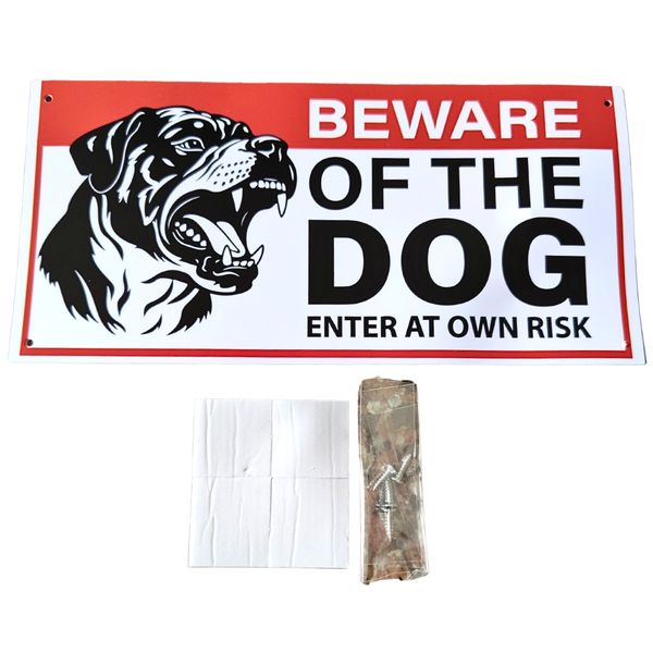 Beware of the Dog|Safety Sign|Bold Warning Sign With Fixings