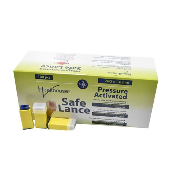 Healthease - Lancet 26g Pressure Act Safe 100's