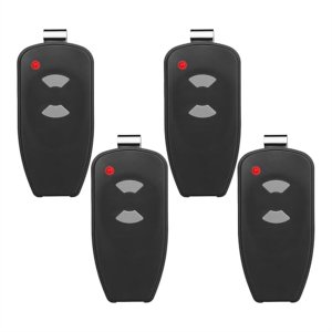 4 Pcs 2 Button Garage Door Opener Remote 315 MHz Compatible M3-2312, M4500E