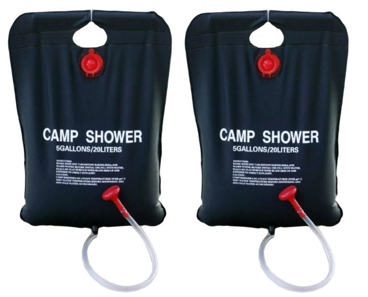 CampGear - Solar Shower Camp - 20 Litre - 2 Pack Bundle
