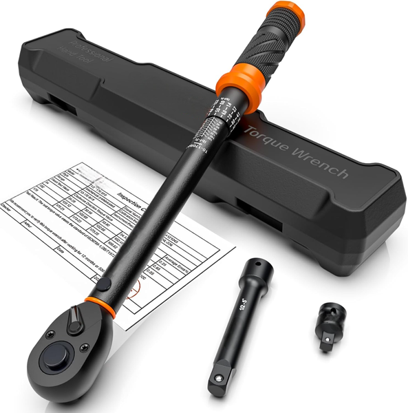 1/2" Drive Click Torque Wrench - 10-170 ft-lb (13.6-230.5 Nm)