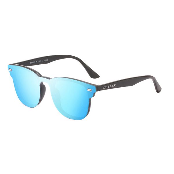 Dubery's High Quality Vintage Polorized Sunglasses - Black/Blue