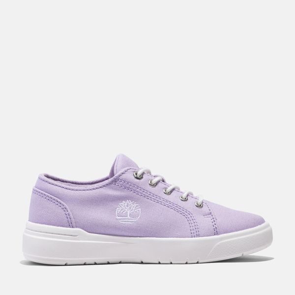 Timberland Seneca Bay Low Lace-Up Canvas Sneaker For Junior