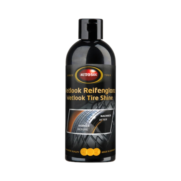 Autosol Wetlook Tyre Shine 250ml - High Gloss Long-Lasting Finish
