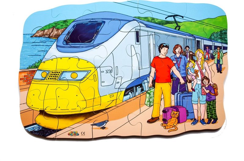 Brite Idea Shaped Train