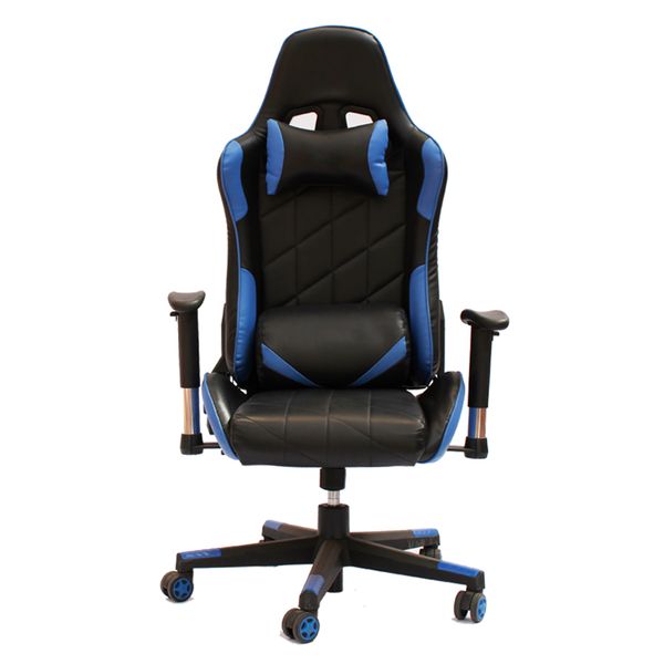 Contemporary Soft Cushioned Ergonomic Gaming Chair With 2D Armrest