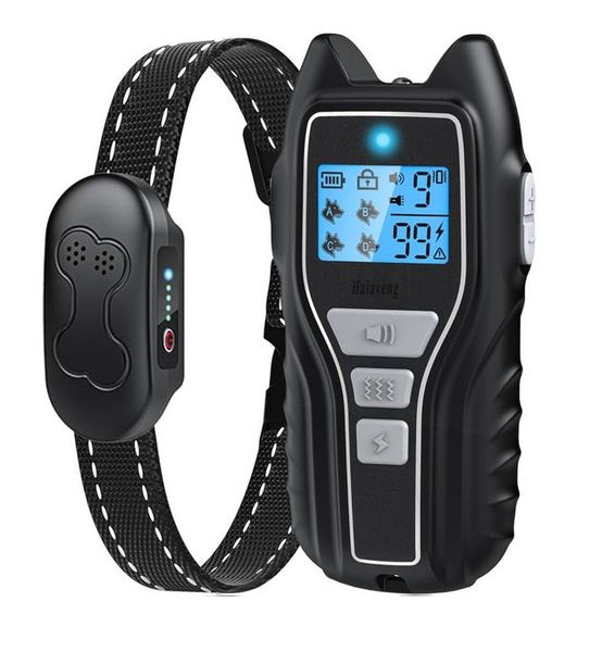 Dog Shock Collar with Remote Control - Rechargeable Dog Training Collar