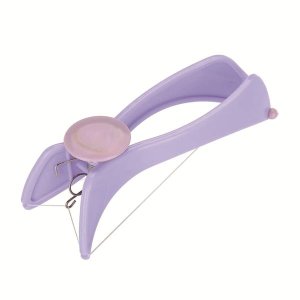 Painless Facial Hair Remover-Spring Thread Epilator for Cheeks, Brows &amp;Chin