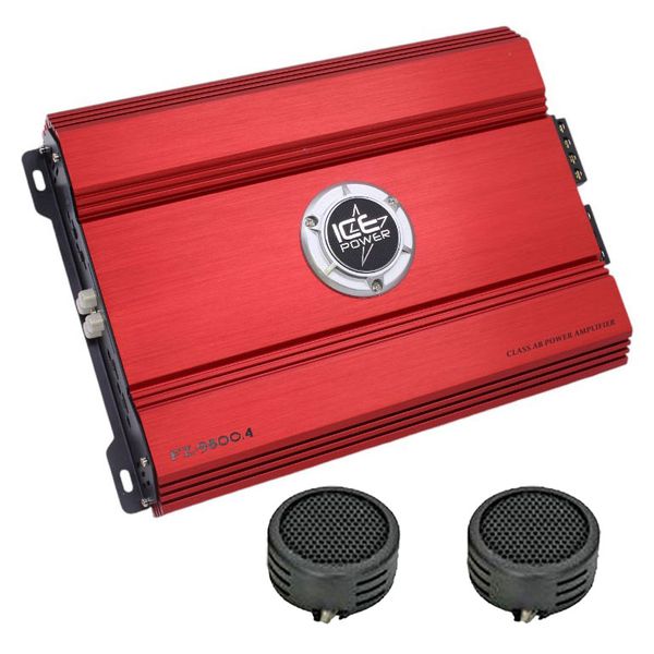 Ice Power FZ-9800.4 9800w 4 Channel Class AB Amplifier &amp; Evo Tweeters