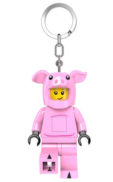 LEGO Piggy Girl Key chain Light - 7cm Tall