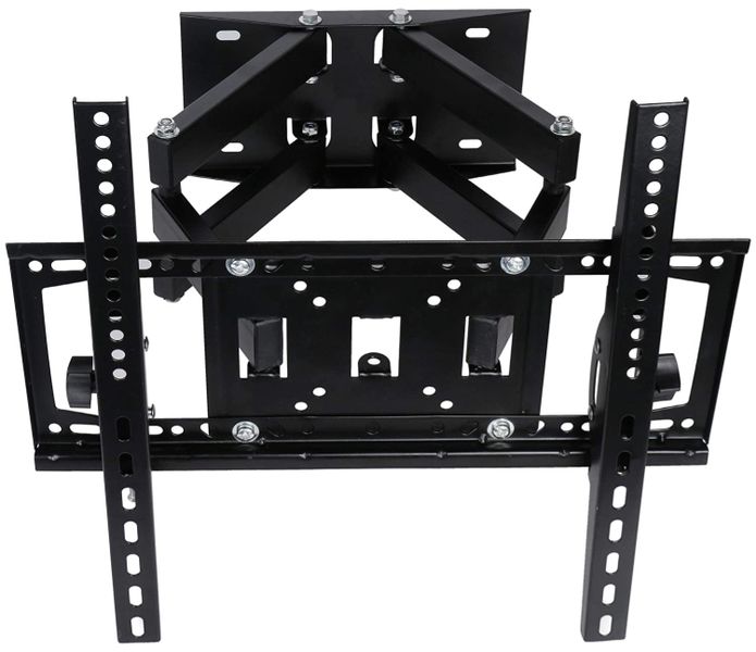 Full Motion TV Wall Mount for 26-55 Inch Max VESA 400x400mm +0°/-15° Tilt