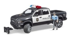 Bruder RAM 2500 Police truck (40cm Long) and Policeman Figurine