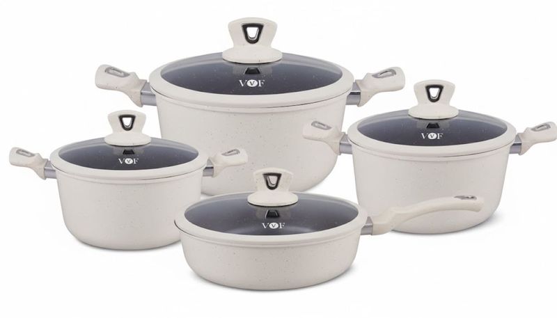 8-Piece Nonstick Ceramic Cookware Set
