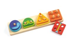 Djeco 1234 Basic Wooden Game