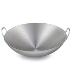 Stainless steel Frying wok Pan