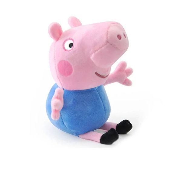 George Pig Plush Toy - Blue Top