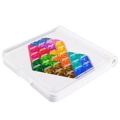 Acrylic Heart Shaped IQ Puzzle - Educational Board Game for Kids