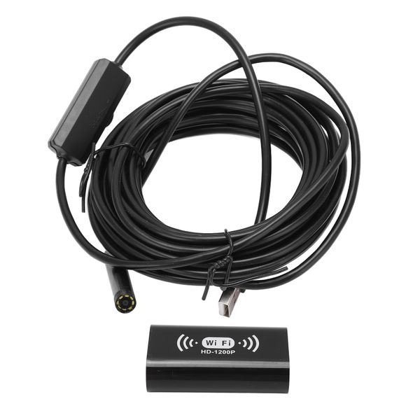 8mm WiFi Endoscope HD Rainproof Borescope for Smartphone Computer