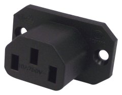 Schurter (6600.4315) IEC Power Connector, IEC C13 Outlet, 15 A, 250 VAC