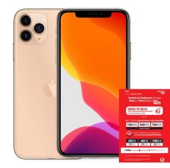 Apple iPhone 11 Pro 256GB - Gold(GAN) + Vodacom Sim Card Pack