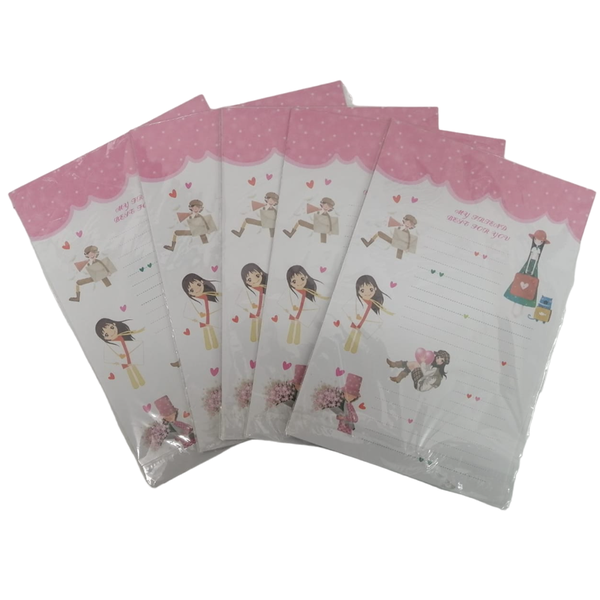 A5 Glitter Note Sheets - Pack of 5