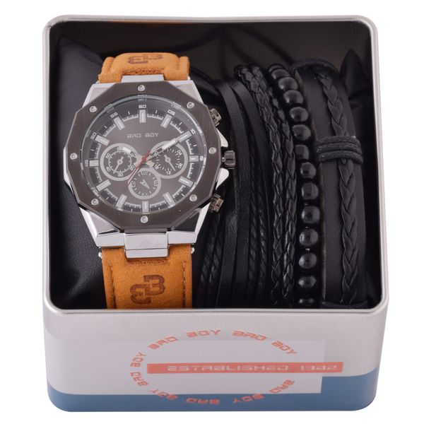Bad Boy Perimeter Watch and Bracelet Set