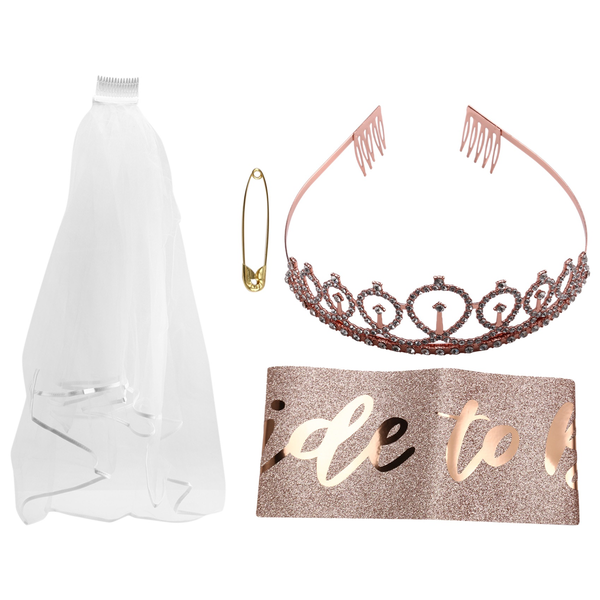 Bachelorette Party Decorations Rose Gold Glitter Kit Bridal Supplies