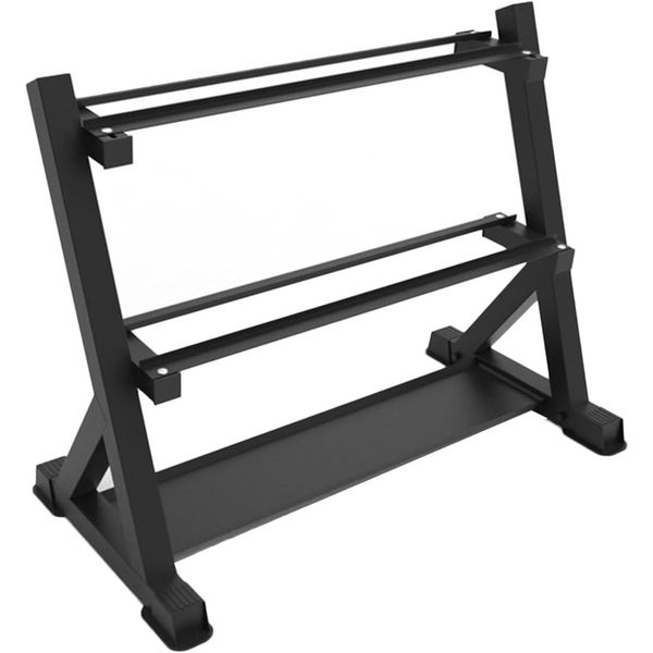 Adjustable 3-Tier Dumbbell Rack Stand Can Store Dumbbells and Kettlebells