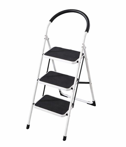 Danny Home 3 Step Steel Ladder with Anti-Slip Strips