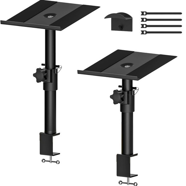 Adjustable Monitor Speaker Stand Studio Monitor Stands No punching Required