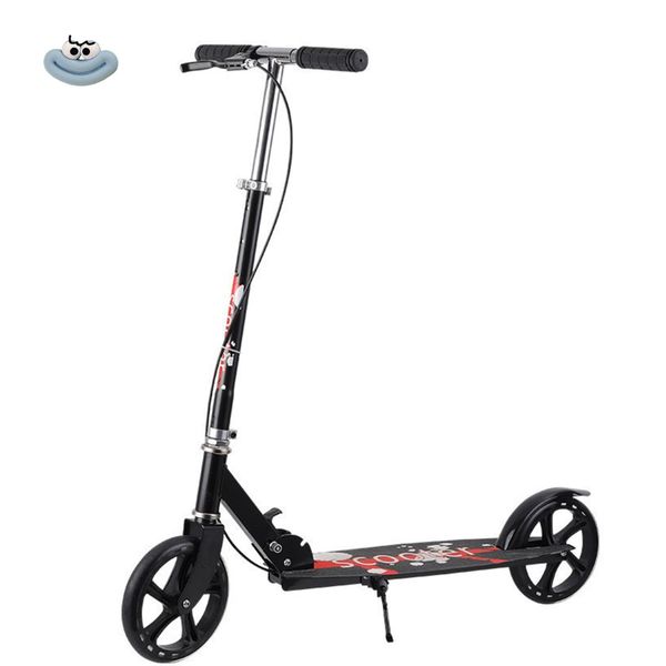 Foldable Adult and Kids scooter, with handbrake Foot brake, Safe and Durable