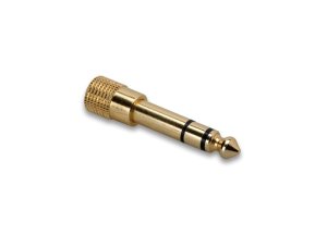 Hosa Headphone Adaptor 3.5 mm TRS to 1/4 in TRS