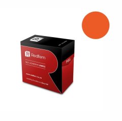 Redfern C19 Colour Code Labels - Fluorescent Red 10's