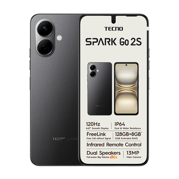 Tecno Spark Go 2 4G Dual Sim 64GB - Black