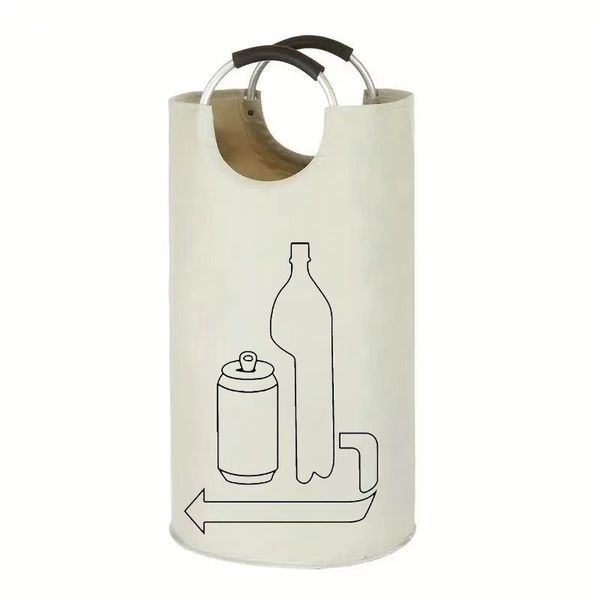 Portable Beverage Can &amp; Bottle Recycling Storage Basket