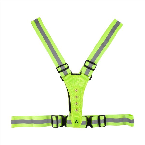Reflective Vest Adjustable High Visibility Vest Safety Vest With 8 Led