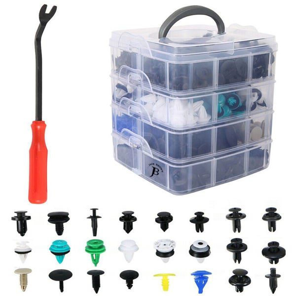 Jack Brown 620 Pieces Replacement Car Retainer Clip Set