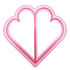 Plastic Heart Shape Sandwich Toast Cutter Mold Creative Bread Cutting Tool