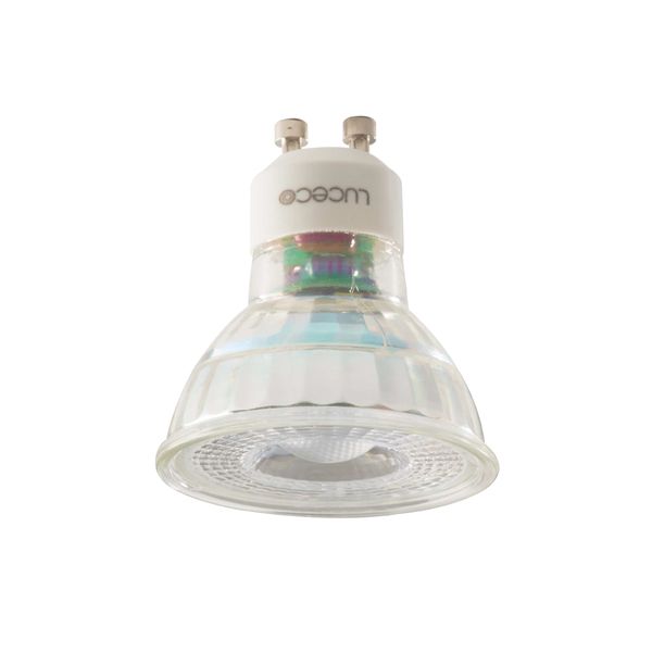 Luceco - Glass Gu10, 5W, 370Lm Neutral White, 2700K, Non-Dimm Globe